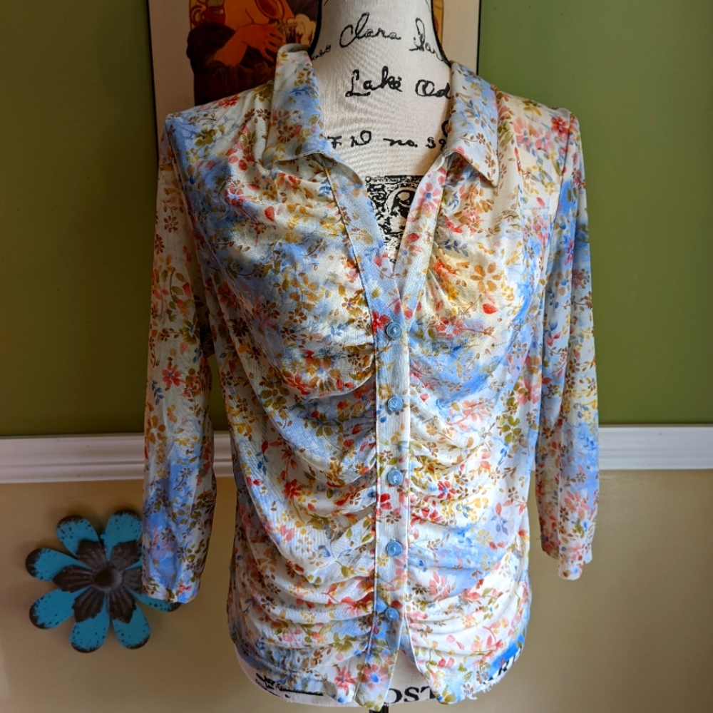 Rag Button down top